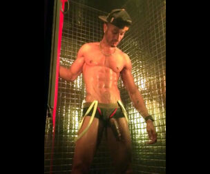 Masculine Striptease for dolls in the night club